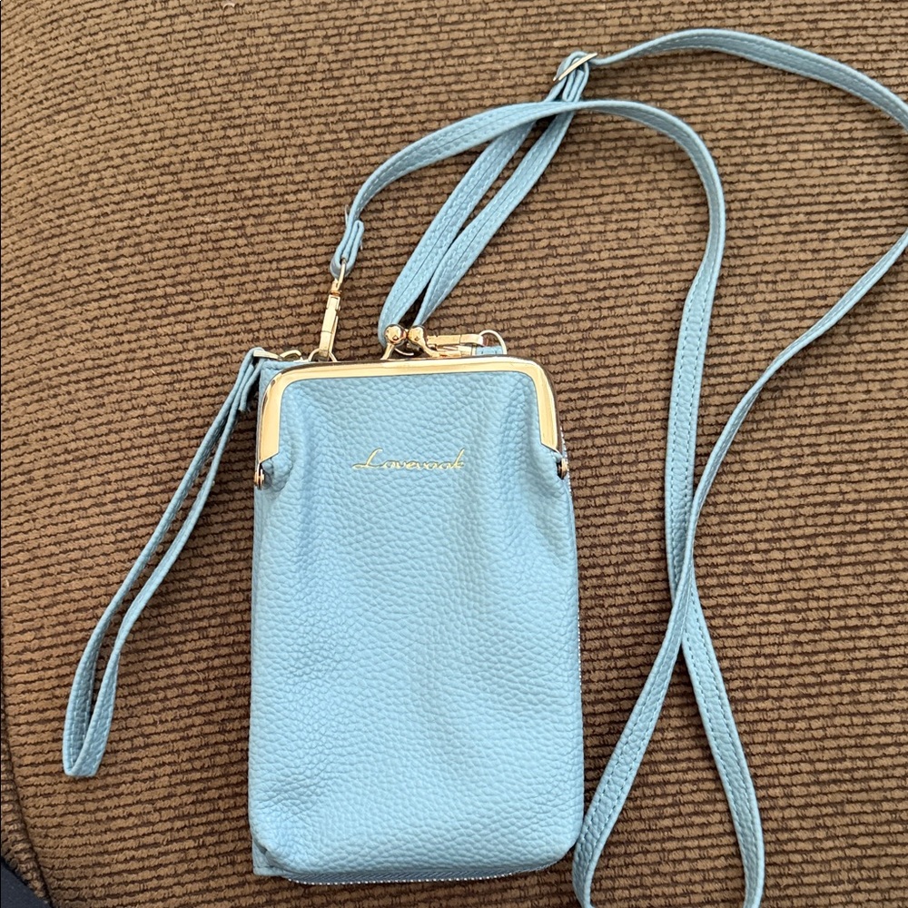 Light Blue Crossbody Bag by  LoveNook